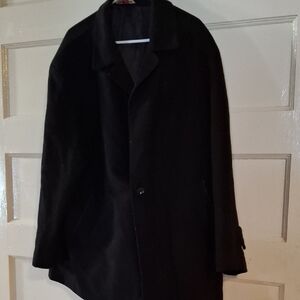 Prontomodo Italian Black Men's Cashmere Coat